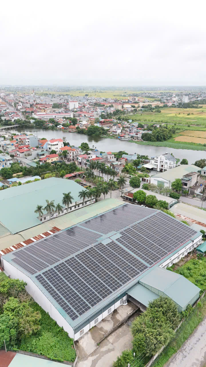 Điện mặt trời “xanh hóa” ngành Dệt may